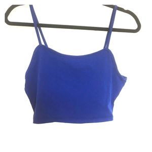 H&M Royal Blue Crop Top Tank